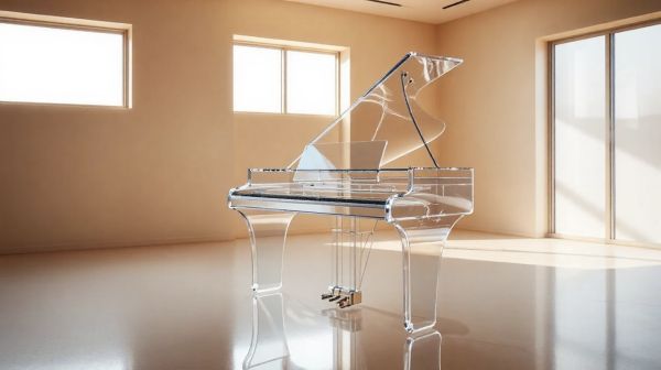 Découvrez les pianos en plexiglas au design exceptionnel