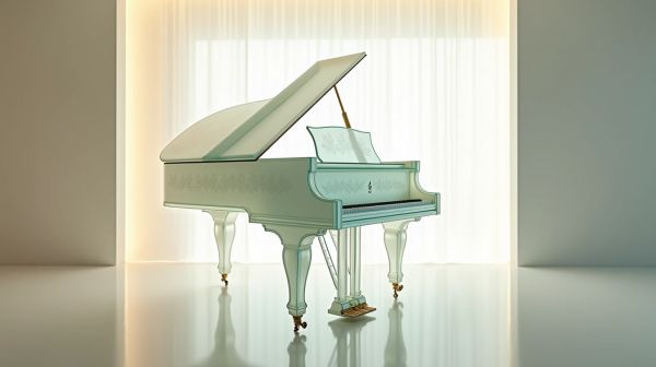 La magie du piano en plexiglas et son design unique